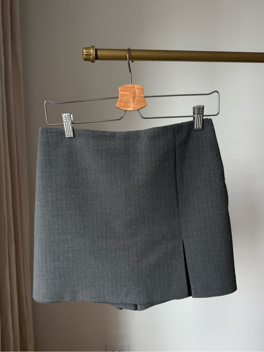 Zara Mini Skort Gray M